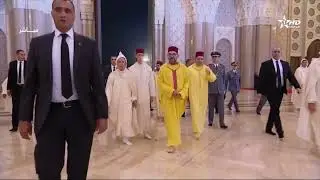 أمير المؤمنين يترأس بمسجد الحسن الثاني بالدار البيضاء حفلا دينيا إحياء لليلة القدر المباركة