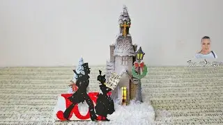 Illuminated Christmas Ornament, Tim Holtz - Sizzix Village Collection, short presentation