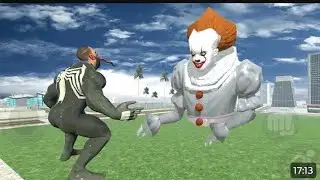 Giant Titan Vs PenyWise Hulk Fight In Indian Bike Driving 3D Game
