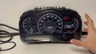 2015 NISSAN VERSA NOTE USED DASHBOARD INSTRUMENT CLUSTER TEST