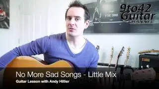How to play No more sad songs by little mix on guitar lesson