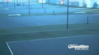 Time lapse of our installation of new tennis surface.