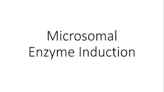 Microsomal Enzyme Induction - Pharmacology