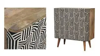 IN3392: Edessa Bone Inlay Cabinet