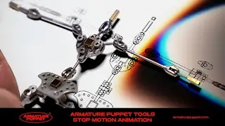 Stop Motion Armature Puppet - Skeleton Details