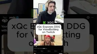 xQc Exposes DDG for View Botting on Twitch #xqc #xqcclips #xqcclips #ddg #viral #fyp