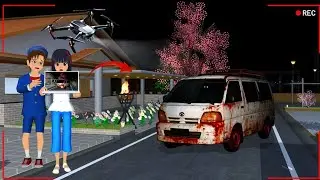 Yuta Mio Panik CCTV Merekam MOBIL VAN MBG BERHANTU datang ke kota sakura  || SAKURA SCHOOL SIMULATOR