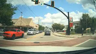 Driving through Cranston, Johnston and Providence, Rhode Island - Plainfield Pike/Stree .