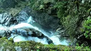 The Beautiful Nooksack Falls, Mt Baker, Washington