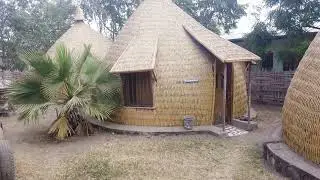 Ethiopia traditional bamboo houses 2k 60fps