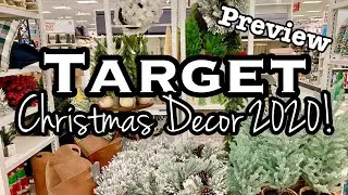 TARGET CHRISTMAS DECOR 2020 &bull; Preview &bull; Shop with me!