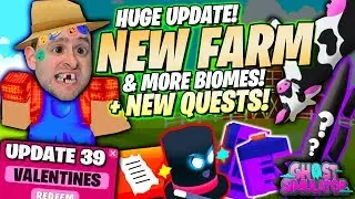 NEW FARM & MORE BIOMES ! BILLY QUEST ! CLASSIFIED ! VALENTINES CODE Roblox Ghost Simulator Update 39