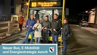 Aescher Energiestrategie, E-Mobilit&auml;t und eine neue Buslinie - Birsstadt-TV Aesch