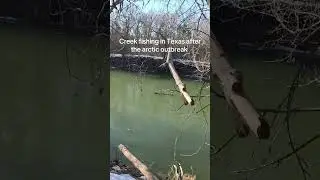Попытки порыбачить в ручье после арктического шторма в Техасе выглядят примерно так&hellip; #ловлякраппи...