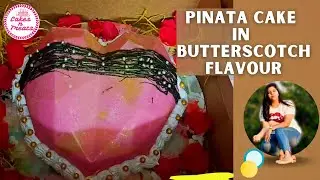 Pi&ntilde;ata Cake in Butterscotch Flavor. Yummy cakes bake at home.
