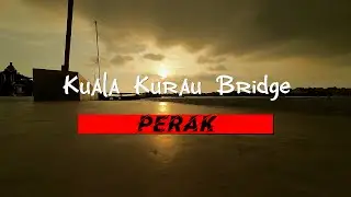 Stunning Sunset Views from Kuala Kurau Bridge with DJI AVATA FPV Drone - Seaside and River Scenery