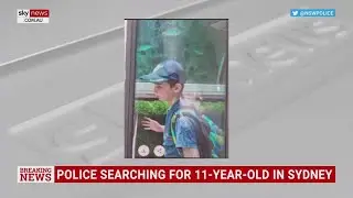 Search underway at Sydney's Darling Harbour for missing 11-year-old boy