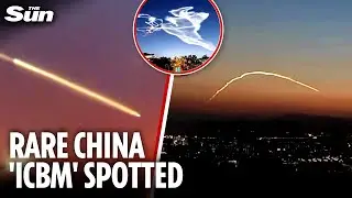Secret 'Chinese missile test' seen over Beijing