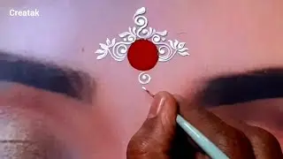 Step by step lotus Bridal Kolka design//Advance Kolka design//Alpona design//