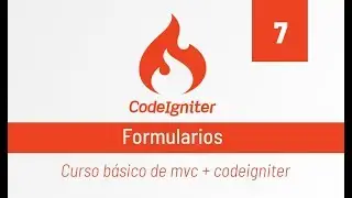 Codeigniter: 7-. Formularios