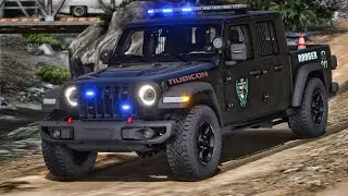 Играем в GTA 5 за ПОЛИЦЕЙСКОГО Park Ranger Patrol | GTA 5 Lspdfr Mod | #lspdfr