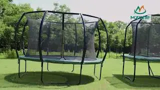 Mzone Round Trampoline with Safety Net