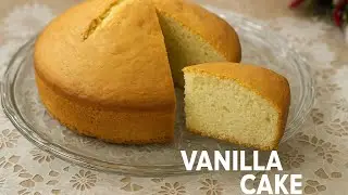 5-Ingredient Vanilla Cake Recipe | Super Easy