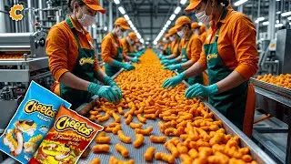 Como MILH&Otilde;ES DE CHEETOS s&atilde;o feitos na F&Aacute;BRICA - Processo Industrial