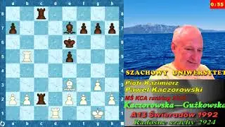 #Szachy Barbara Kaczorowska wygrywa (45). A13.RS. 2924.