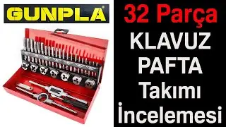 GUNPLA 32 Parça Metrik Klavuz ve Pafta Takımı İncelemesi