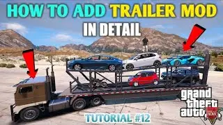 How to create car trailer in gta 5 | treler ko kesy install karen gta 5 ma | #video #youtub