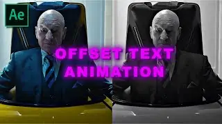 OFFSET TEXT ANIMATION | After Effects Tutorial