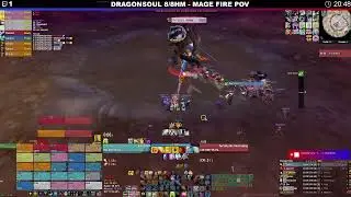 MAGE FIRE PREEPULL WOW CATACLYSM - INSANE OPENER -160k DPS)
