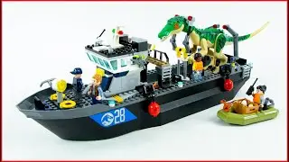 LEGO Jurassic 76942 Baryonyx Dinosaur Boat Escape Speed Build for Collectors (28/56) - Brick Builder