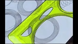 Spirograph Design /Magic Ruler / Design Ruler to draw patterns