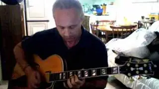 Jazz Guitar - Steve Vetter - Cherokee Solo on a Blonde Conti Guitar