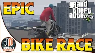 GTA5 ONLINE Playlists : EPIC MOTORBIKE RACE!