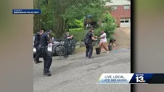 Routine call turns into water fight as Birmingham police officers bond with neighborhood children