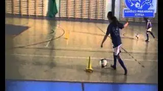 SLALOM - EKS Kolektyw Radwanice - podstawy piłki nożnej