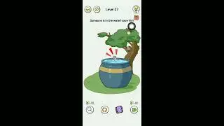 Brain Out 2 Level 27 Someone is in the water! save him! walkthrough solution