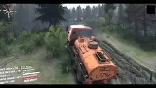 Spintires Kamaz hard road