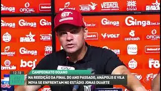NA REEDIÇÃO DA FINAL DO ANO PASSADO, ANÁPOLIS E VILA NOVA SE ENFRENTARAM NO ESTÁDIO JONAS DUARTE