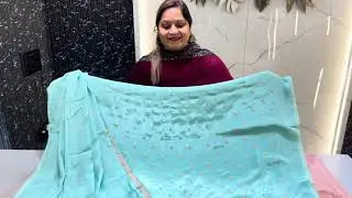 19 January 2026 Latest collection in pure crape#thread work#sindhi work#grab#9646536050