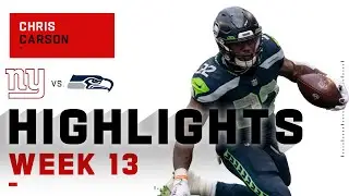Chris Carson Impresses vs. Giants | NFL 2020 Highlights