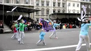 New Year's Day Parade 2012 London -Sixty diamond-shaped kites