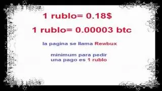 Ganar Rublos Rusos Gratis con Rewbux