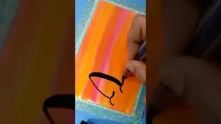 How to create background using brush stokes| Art work background for calligraphy