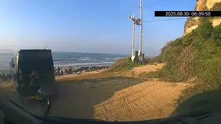 遠州灘　田原市の浜田海岸