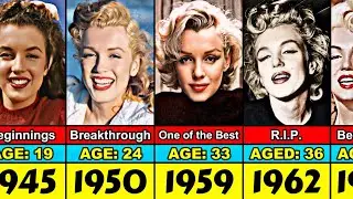 Marilyn Monroe Transformation From 0 to 32 Year Old (Updated)