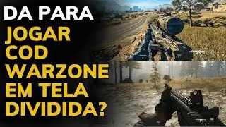 CALL OF DUTY WARZONE - CONSEGUIMOS JOGAR EM TELA DIVIDIDA?